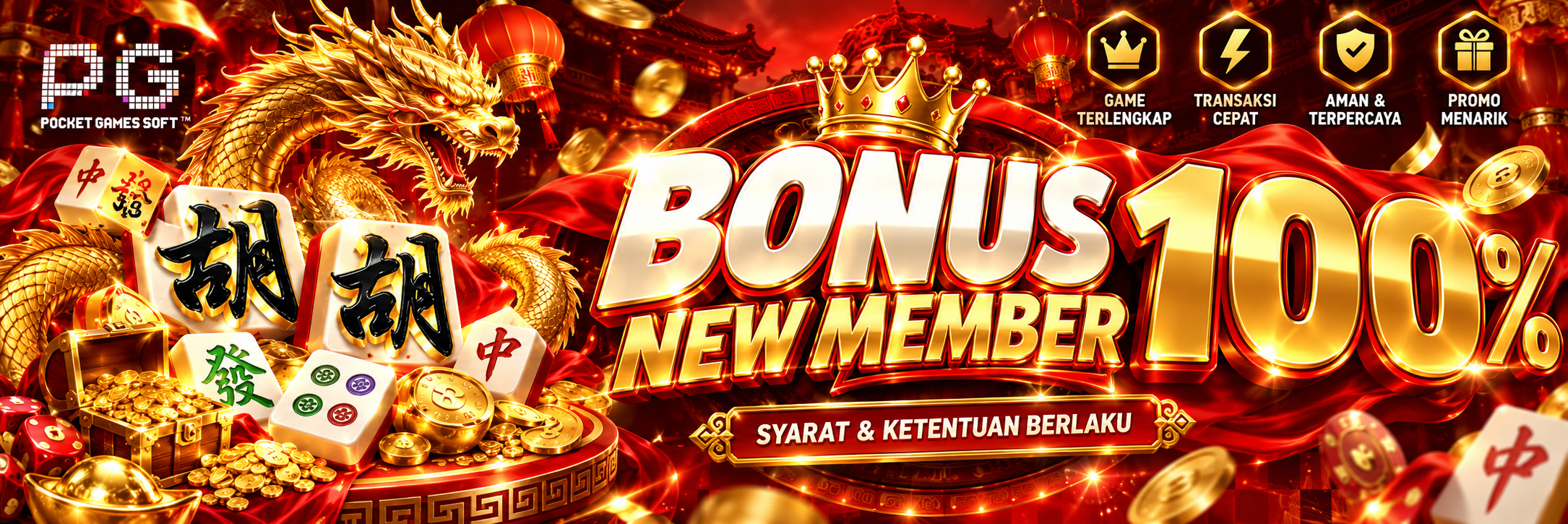 BONUS NEW MEMBER 100%